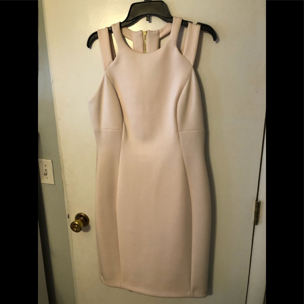 Calvin Klein Pale Pink Heavyweight Dress,12